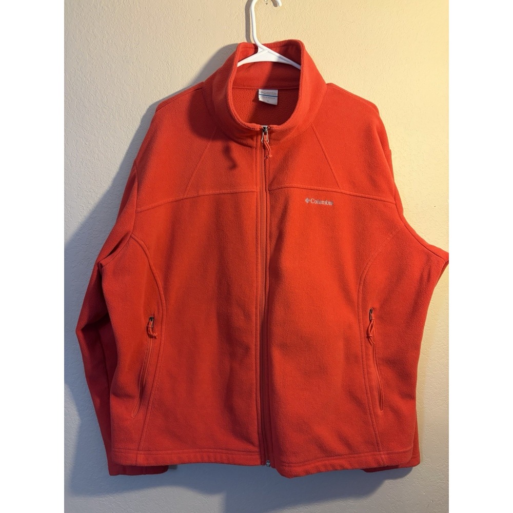Columbia Women's Falls ll Fleece Jacket Full Zip Red AL6542 Size 3X